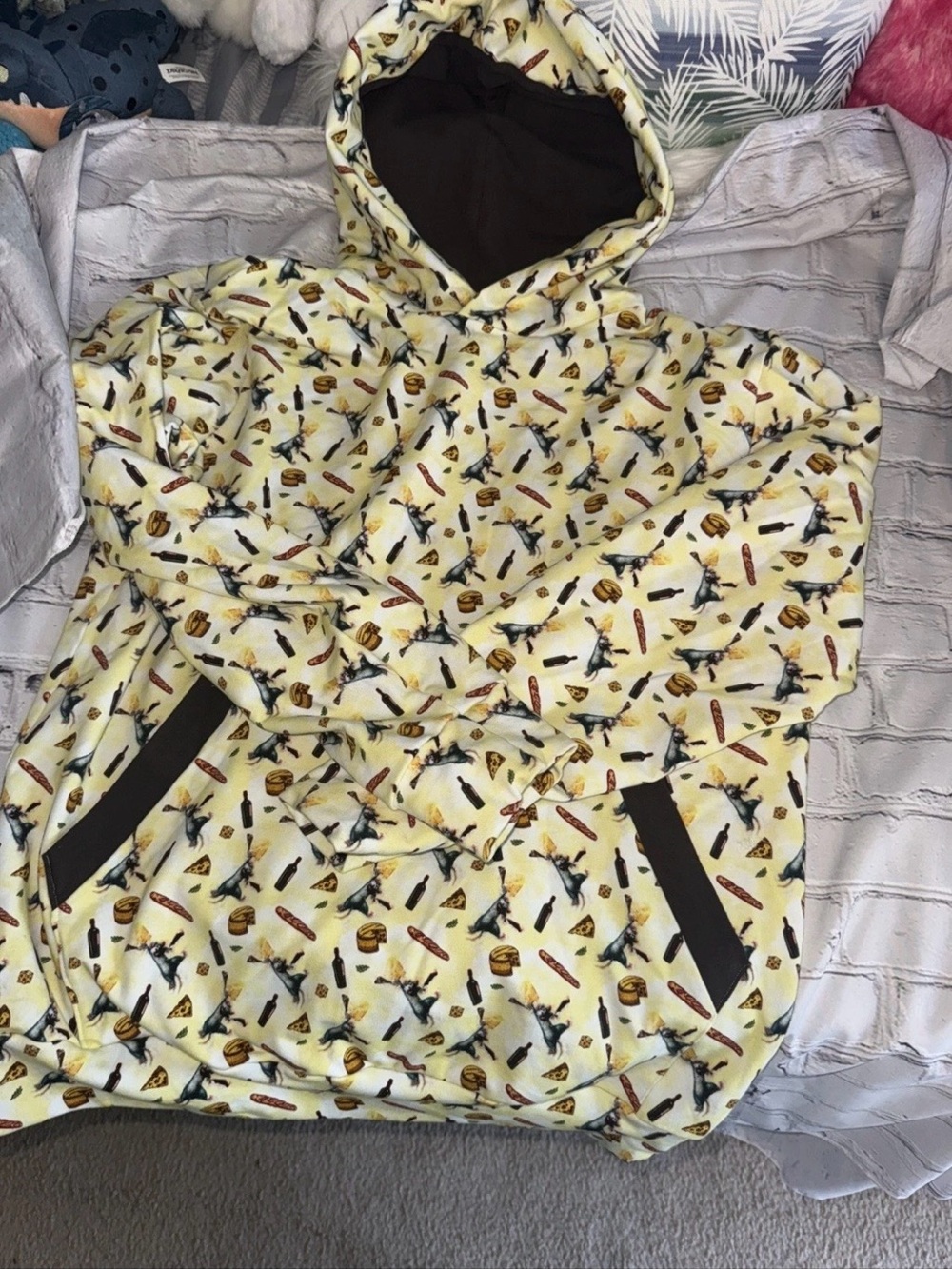 Disney  Remy’s Ratatouille Hoodie Adults Ladies Mens M/L Boutique Bought Unique